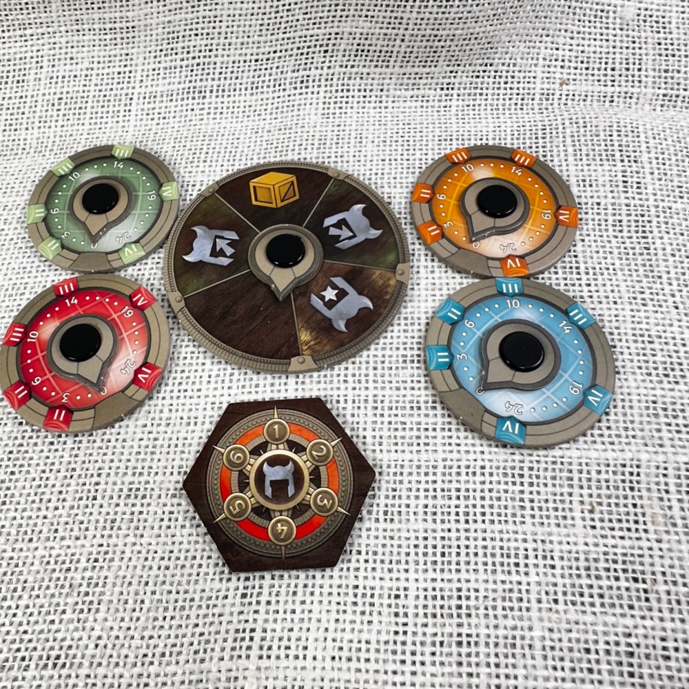 Civilization A New Dawn Replacement Dials & Tokens Lot Fantasy Flight Games